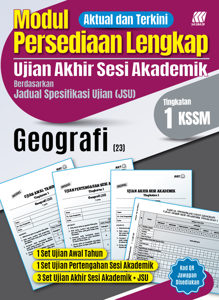 Modul Persediaan Lengkap UASA KSSM Geografi Ting. 1 Cover